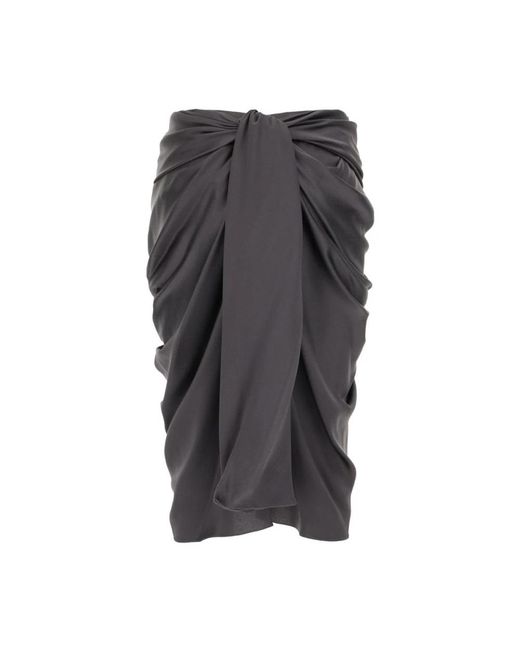 Chloé Gray Midi Skirts