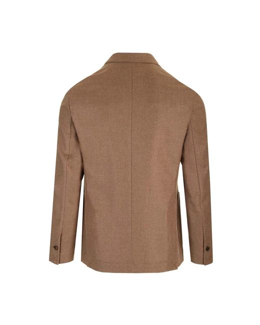 Barba Napoli Brown Blazers for men