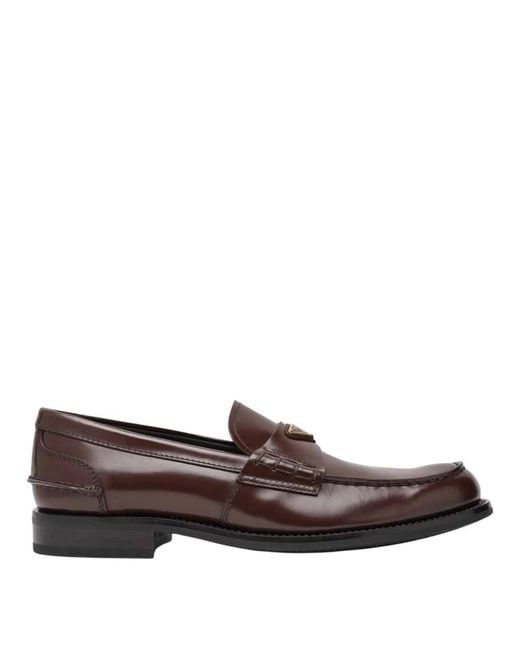 Prada Brown Loafers for men