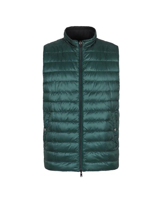 Herno Green Vests for men