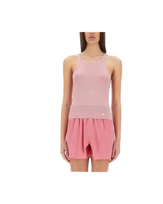 Tom Ford Pink Sleeveless Tops