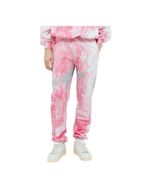 PRAYING Pink Sweatpants for men