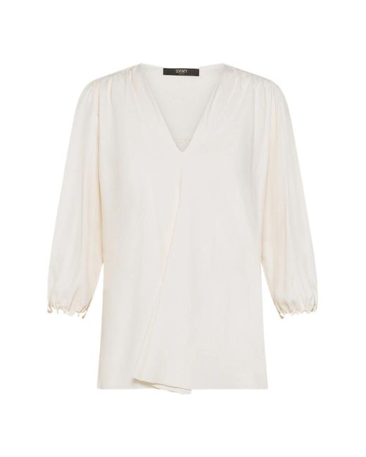 Seventy Overhemden ,Wit ,Elegante Blouse in het White