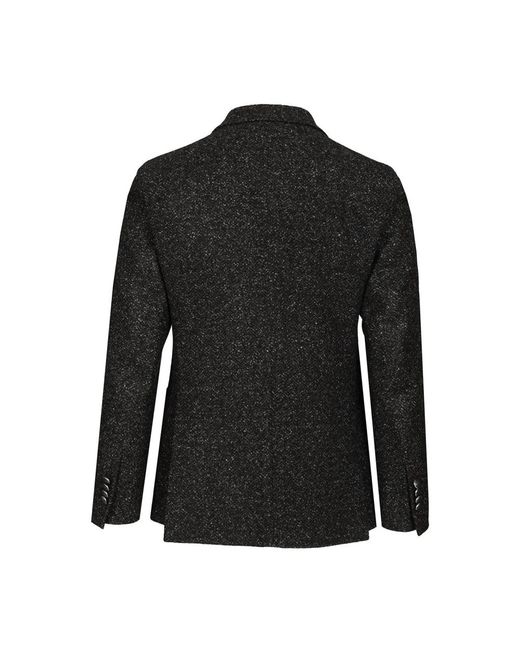 Tagliatore Montecarlo Double-Breasted Jacket in het Black voor heren