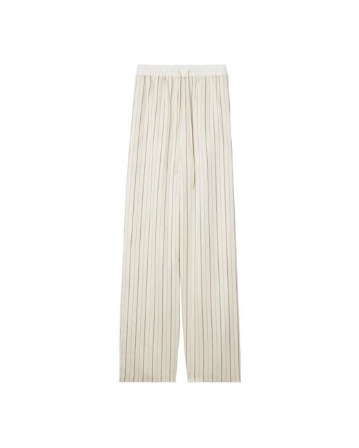 Rodebjer White Wide Trousers