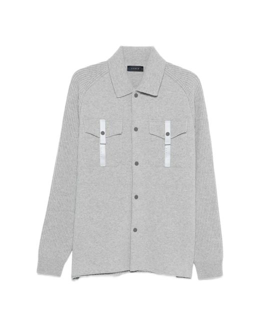 Sease Gray Casual Shirts for men