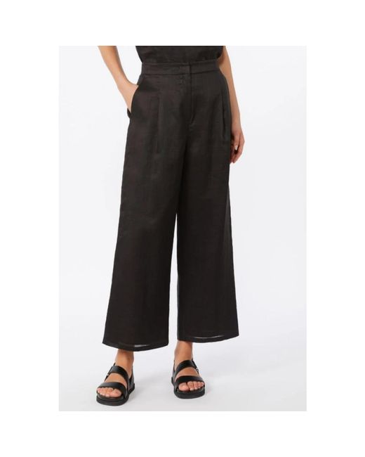 Max Mara Gray Cropped Trousers