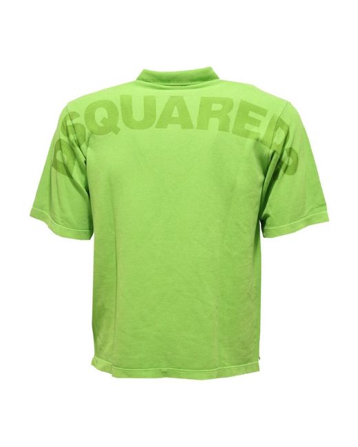 Polo Shirts DSquared² de hombre de color Green