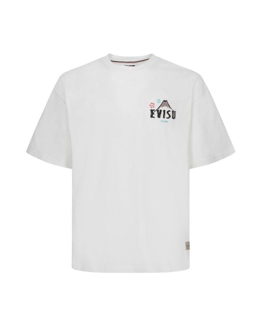 Evisu White T-Shirts for men