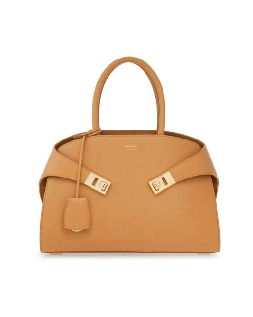 Ferragamo Brown Handbags