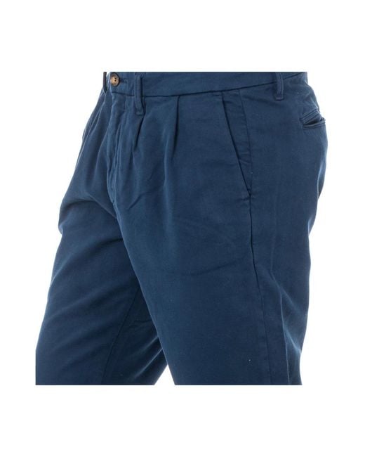 La Martina Blue Chinos for men