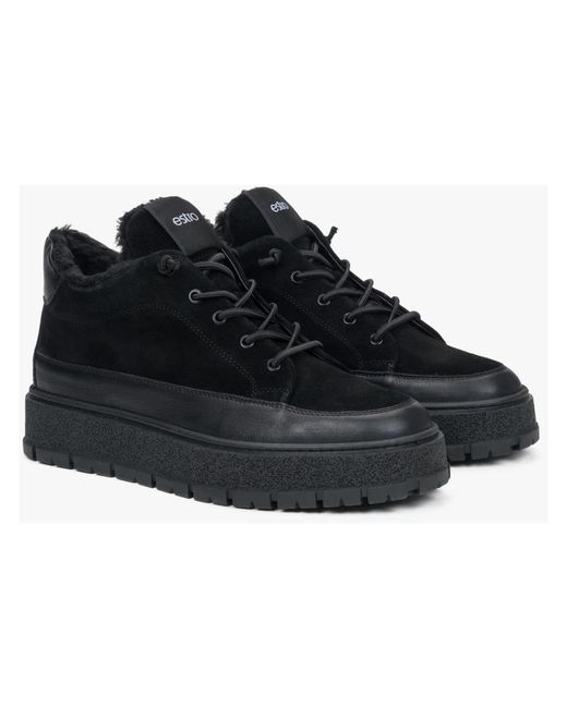 ESTRO Black Sneakers for men