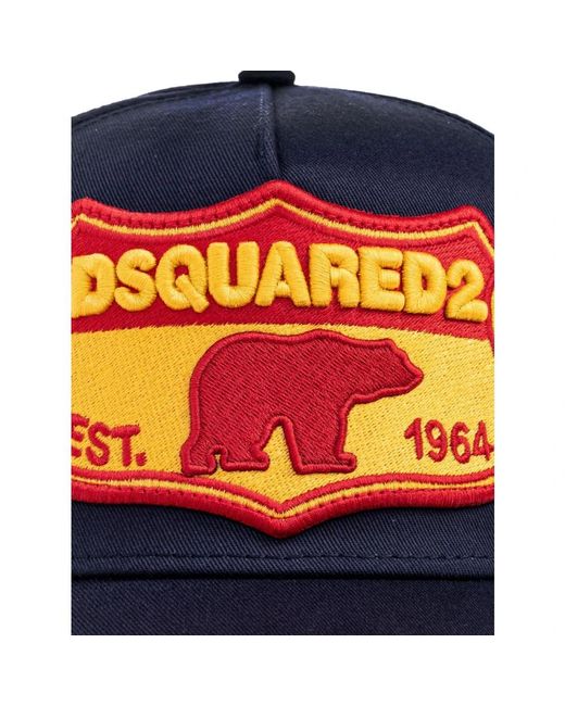 DSquared² Accessoires ,Blauw ,Blauwe Stijlvolle Hoeden Collectie in het Blue voor heren