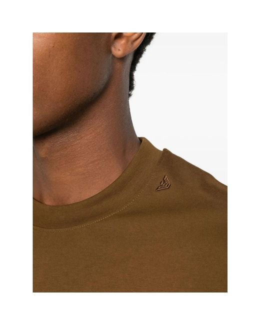 Emporio Armani Brown T-Shirts for men