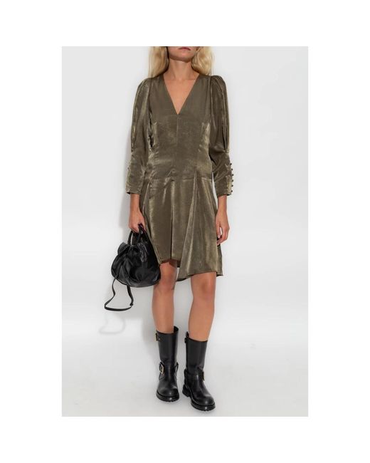 IRO Kleedjes ,Groen ,Polyester Jurk Emerila in het Green