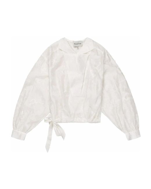 Munthe Overhemden ,Wit ,Blouses in het White