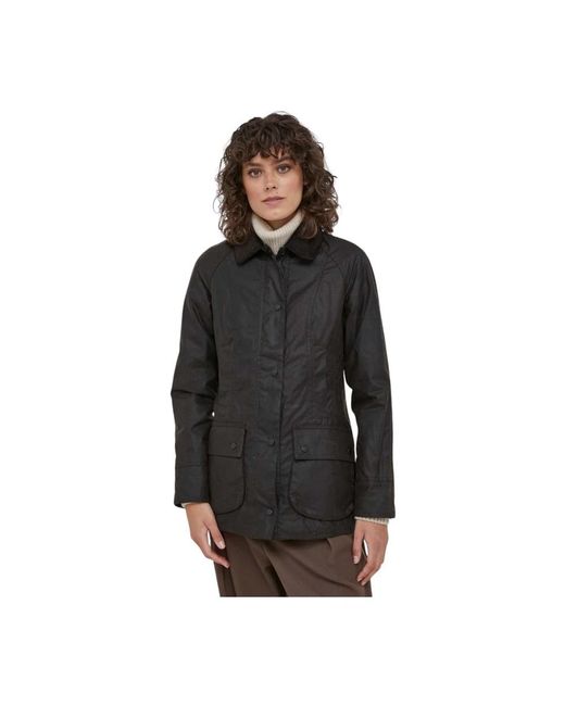 Barbour Classic Beadnell Wax Jacket in het Black