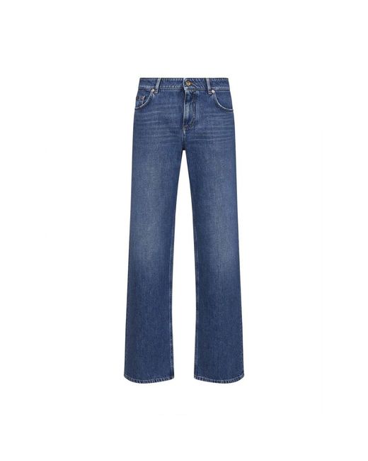 Dolce & Gabbana Blue Straight Fit Jeans