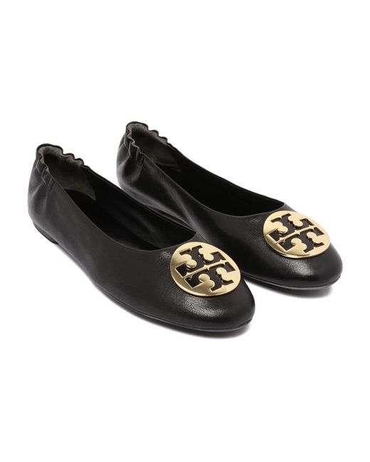 Tory Burch Black Perfect Caprine Flats