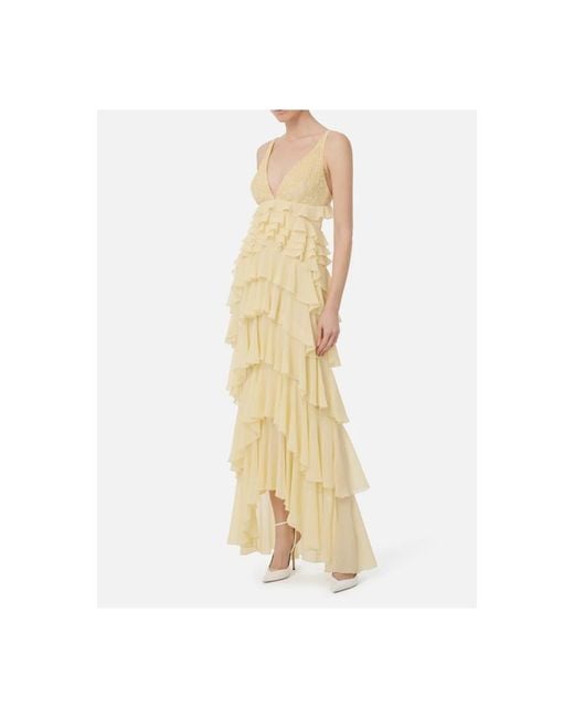 Elisabetta Franchi Yellow Gowns