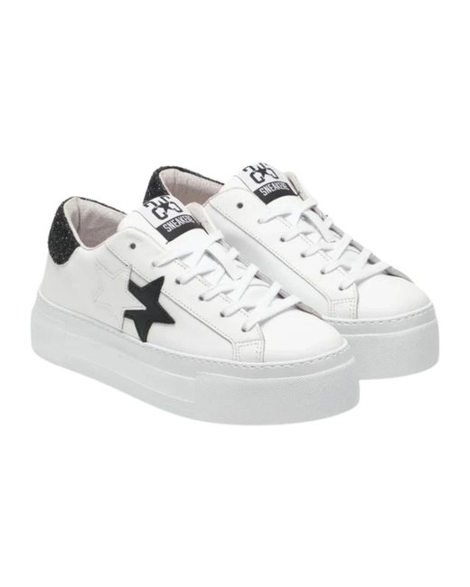 2 Star White Sneakers