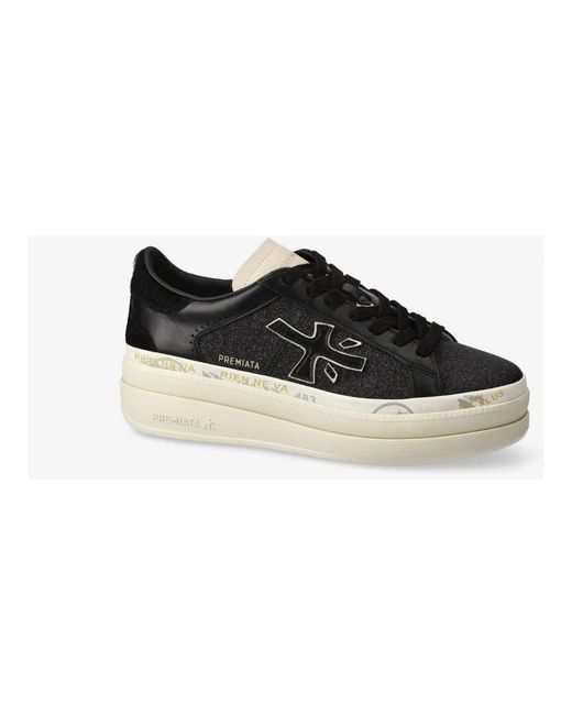 Premiata Black Sneakers