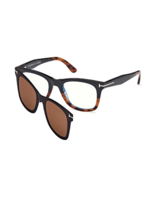 Occhiali da sole alla moda per uomini di Tom Ford in Brown