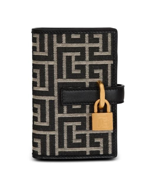 Balmain Black Wallets & Cardholders