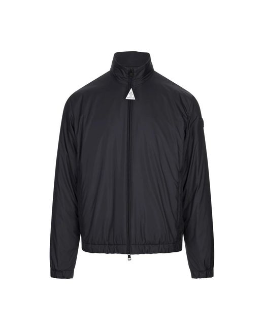 Moncler Jassen ,Blauw ,Leer Blauwe Donsveren Winterjas in het Black voor heren