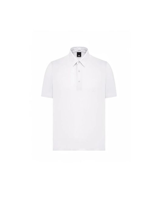 DUNO Tops ,Wit ,Polyester Technische Polyester Polo Shirt in het White voor heren
