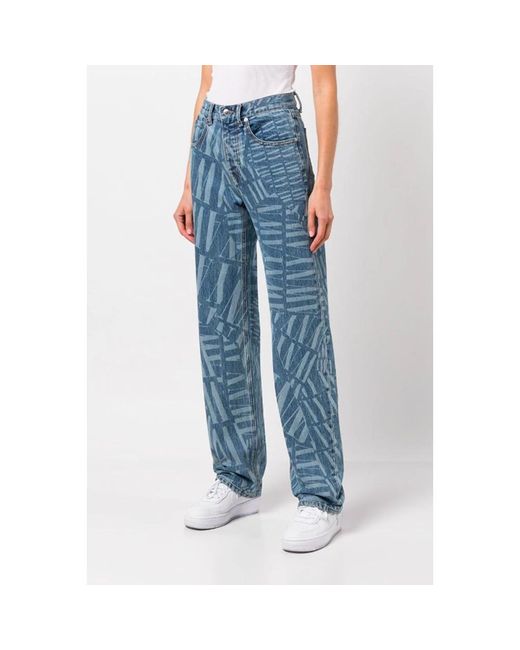 Alexander Wang Blue Straight Fit Jeans