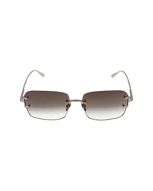 Linda Farrow Brown Sunglasses
