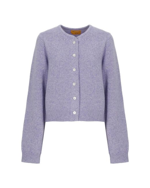 Guest In Residence Purple Cashmere Knitwear