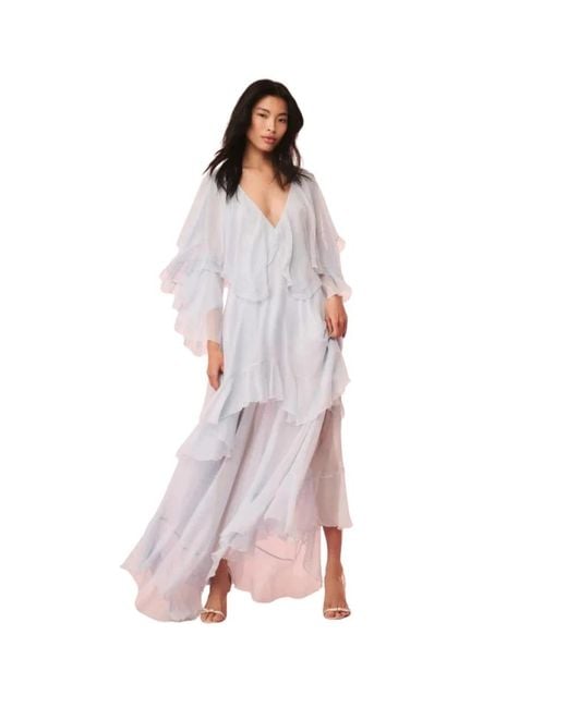 LoveShackFancy Purple Maxi Dresses