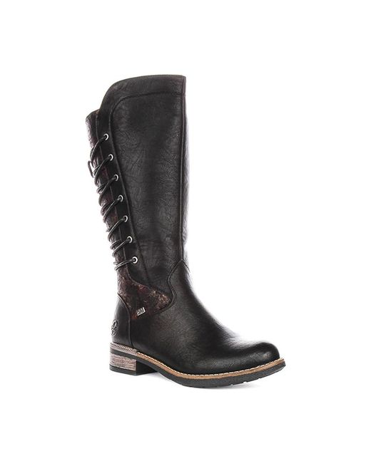 Rieker Black High Boots