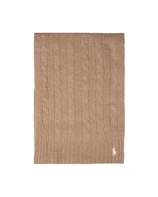 Ralph Lauren Brown Winter Scarves