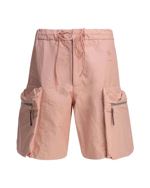 Goldwin Red Casual Shorts for men