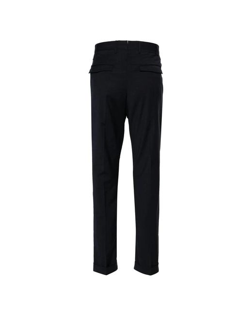 PT Torino Black Suit Trousers for men