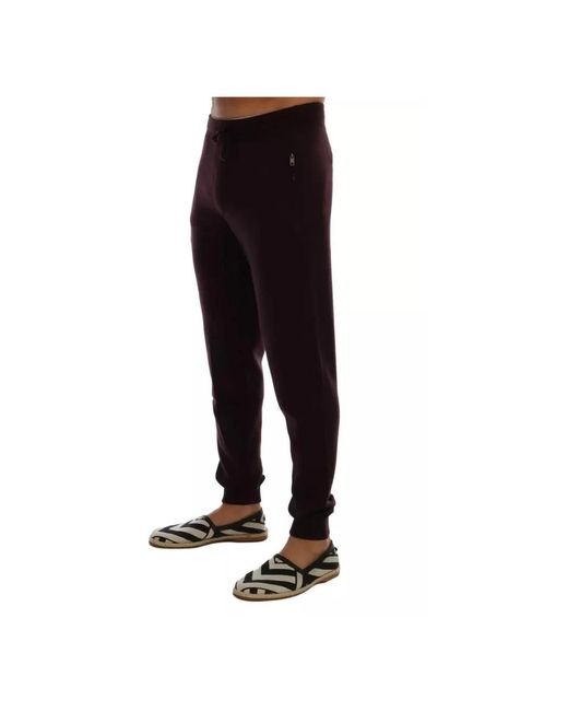 Dolce & Gabbana Black Sweatpants for men