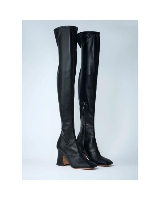 Chloé Black Over-The-Knee Boots