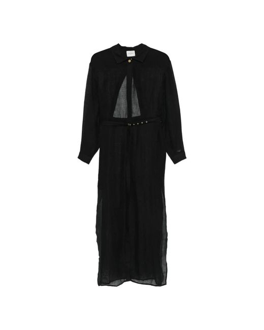 LeKasha Black Shirt Dresses