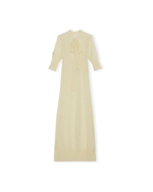 Midi Dresses di Ganni in Natural
