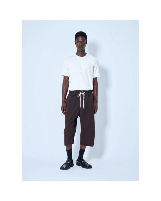 Y-3 Black Bermudas for men