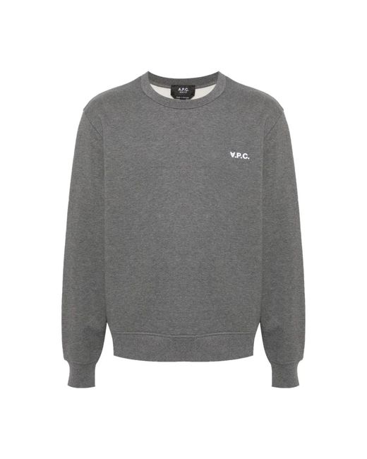 A.P.C. Gray Sweatshirts for men