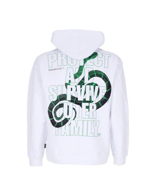 Iuter White Hoodies for men