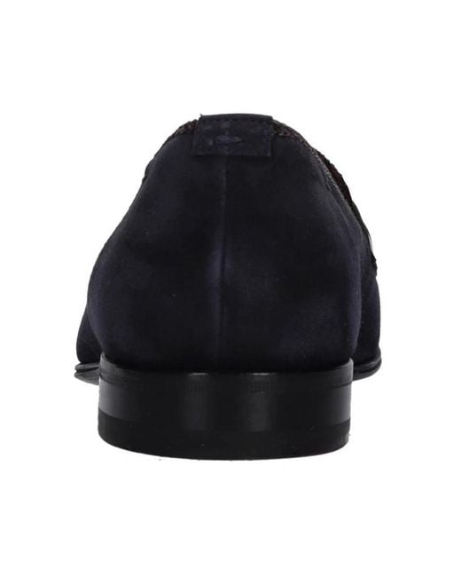 Lidfort Black Loafers for men