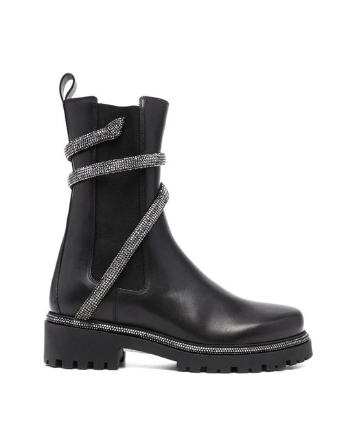 Rene Caovilla Ankle Boots in het Black