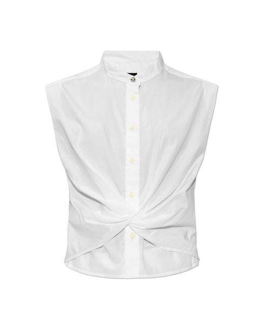 Camicia senza maniche louisa di Rag & Bone in White
