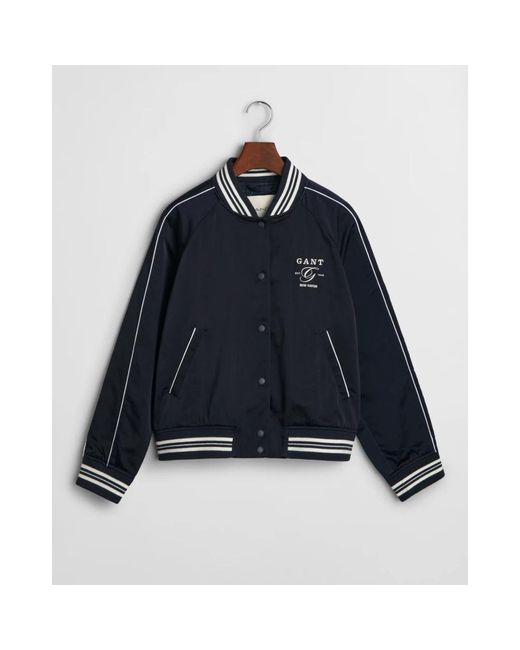 Gant Blue Bomber Jackets for men