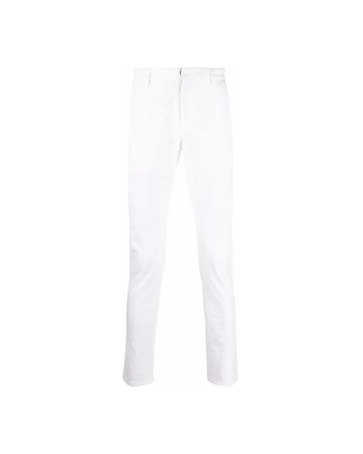 Dondup Pantalone Slim in het White voor heren